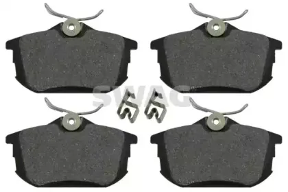 Комплект тормозных колодок, дисковый тормоз SWAG купить